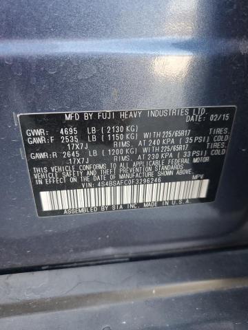 4S4BSAFC0F3296246 | 2015 SUBARU OUTBACK 2.