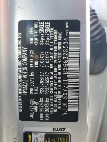 2016 HYUNDAI SANTA FE S - 5XYZTDLBXGG328534