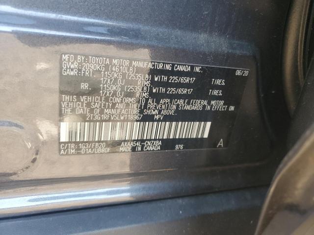 2020 TOYOTA RAV4 LE - 2T3G1RFV5LW118967