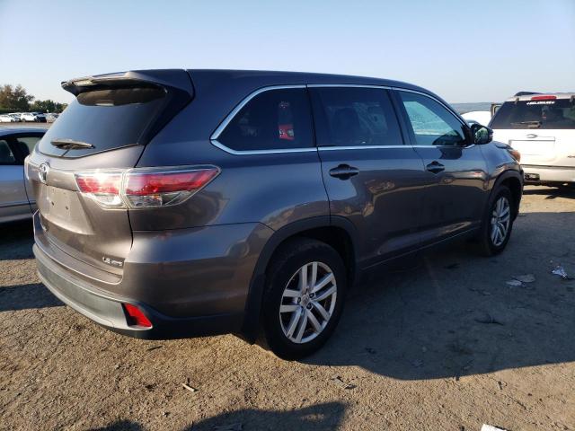 VIN 5TDBKRFHXES045729 2014 Toyota Highlander, LE no.3