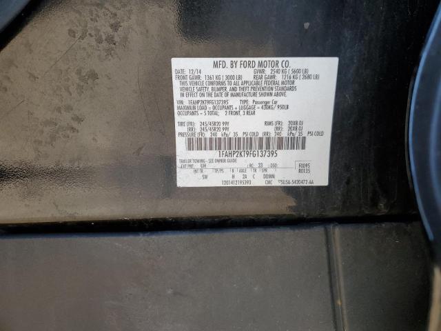 1FAHP2KT9FG137395 Ford TAURUS SHO