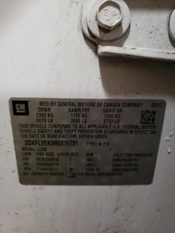 2GKFLVEK8H6316701 GMC Terrain Denali