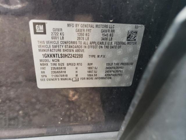 1GKKNTLS0HZ242288 GMC Acadia All Terrain
