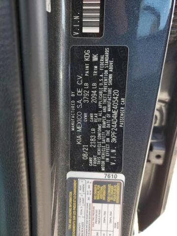 3KPF24AD4ME405420 2021 Kia Forte Fe
