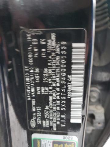5XXGT4L34GG001339 KIA Optima Lx
