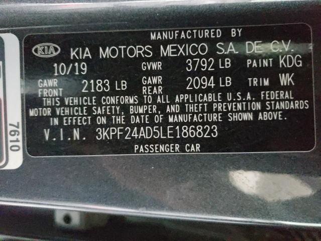 3KPF24AD5LE186823 Kia Forte FE 10