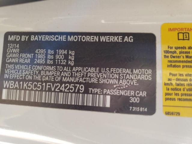 WBA1K5C51FV242579 BMW 228 I