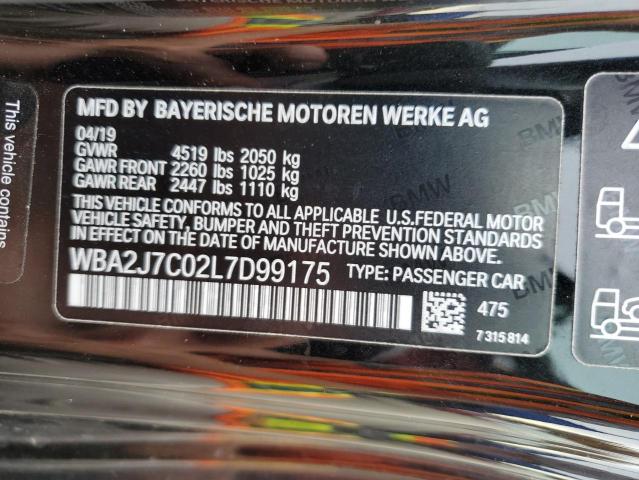 2020 BMW M240XI - WBA2J7C02L7D99175