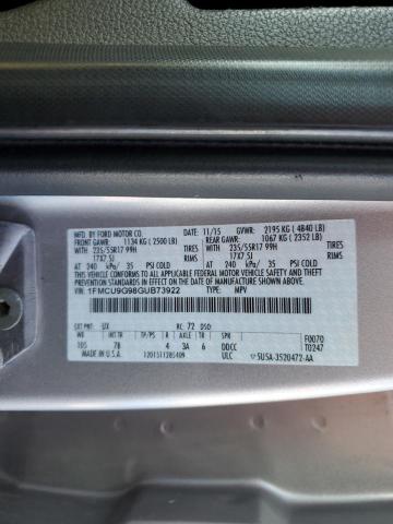 1FMCU9G98GUB73922 Ford ESCAPE SE