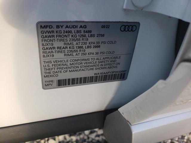 WA1EAAFY3P2032097 | 2023 AUDI Q5 PREMIUM