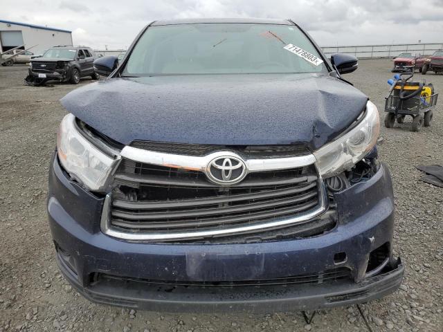 VIN 5TDBKRFH4ES005985 2014 Toyota Highlander, LE no.5