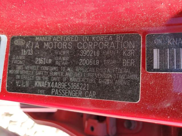 KNAFX4A89E5166221 KIA FORTE EX