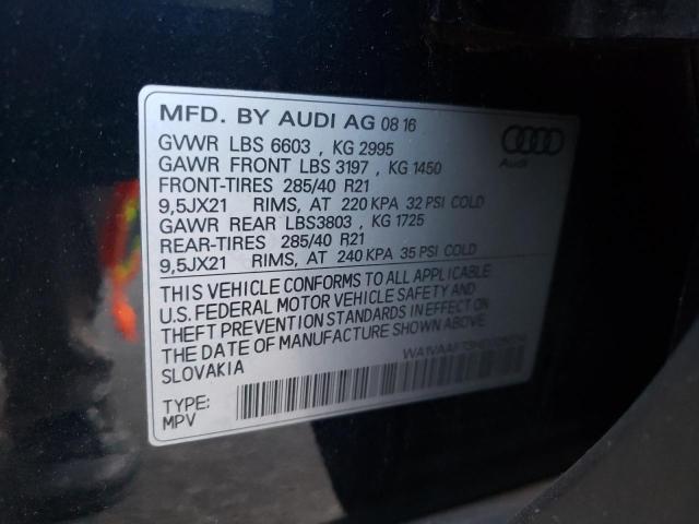 WA1VAAF73HD025034 2017 AUDI Q7, photo no. 13