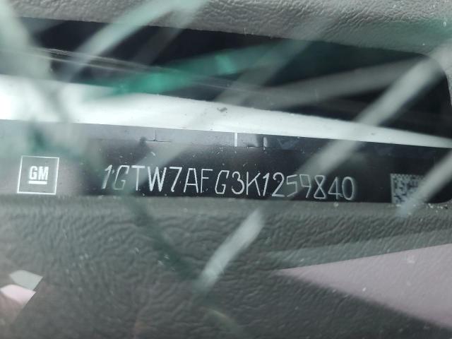 1GTW7AFG3K1259840 GMC Savana G2500