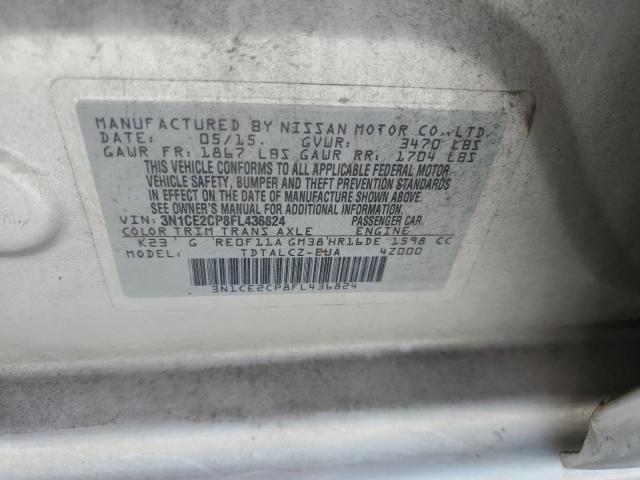 3N1CE2CP8FL436824 Nissan Versa Note S