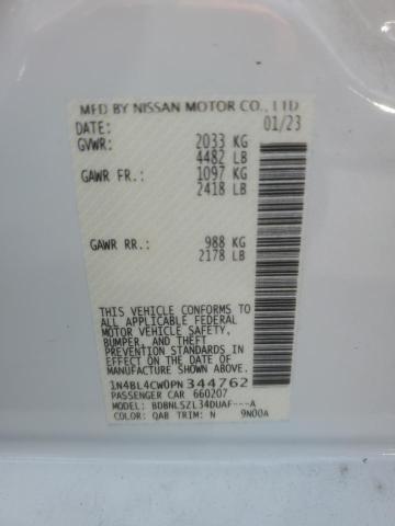 1N4BL4CW0PN344762 Nissan ALTIMA SR