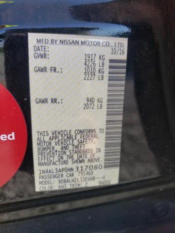 1N4AL3AP0HN317080 Nissan ALTIMA 2.5