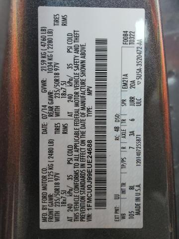 1FMCU0J99EUE24688 Ford Escape Titanium