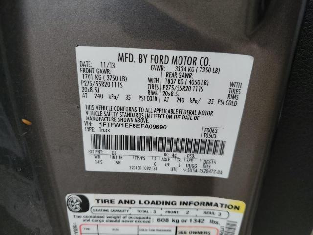 1FTFW1EF6EFA09690 | 2014 FORD F150 SUPER