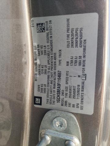 2015 CHEVROLET COLORADO L - 1GCHSBEA0F1164667