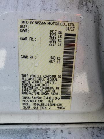 1N4AL3AP5HC248186 Nissan ALTIMA 2.5