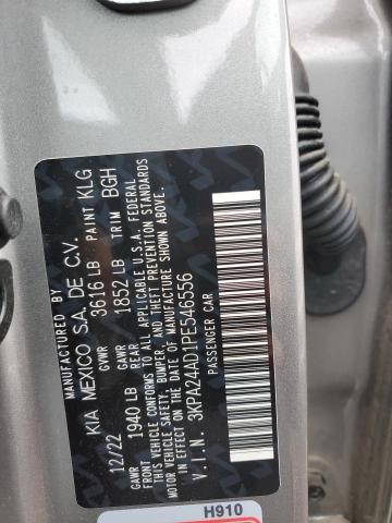 3KPA24AD1PE546556 KIA RIO LX