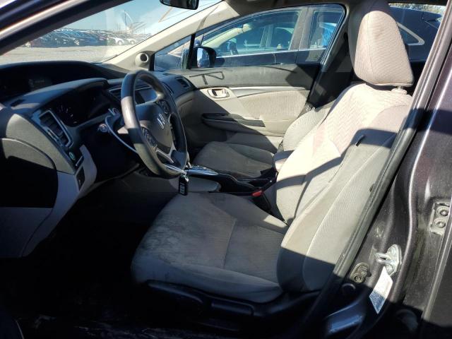 Lot #2475128394 2015 HONDA CIVIC EX salvage car