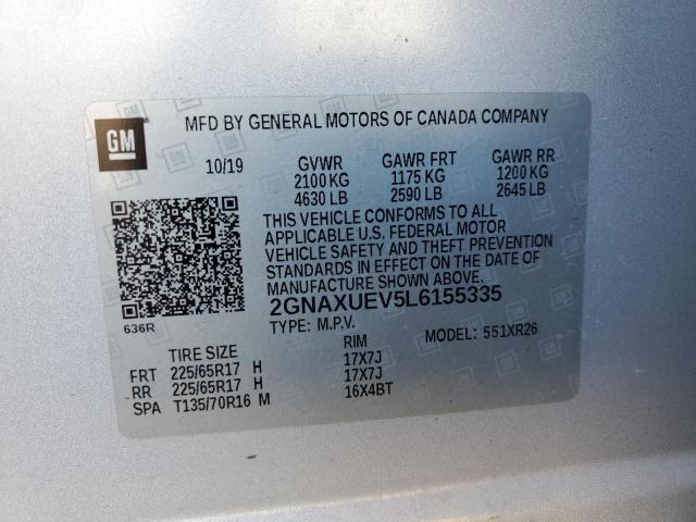 2020 CHEVROLET 10 - 2GNAXUEV5L6155335