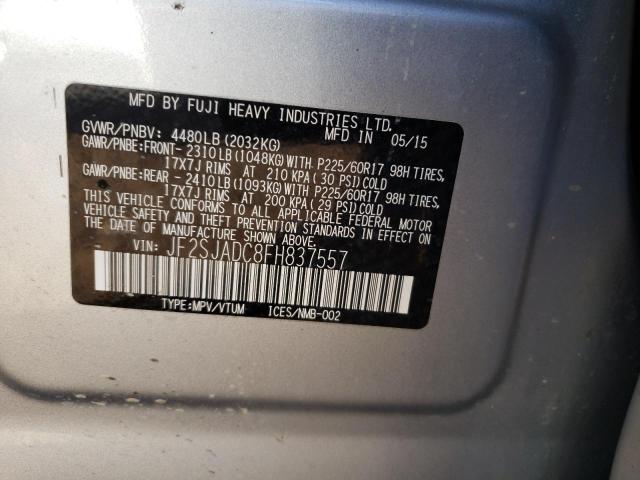 JF2SJADC8FH837557 Subaru Forester 2.5i Premium