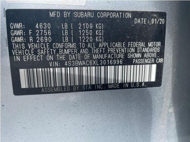 4S3BWAC6XL3016996 Subaru Legacy Premium