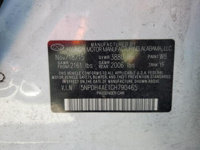 2016 HYUNDAI ELANTRA SE - 5NPDH4AE1GH790465