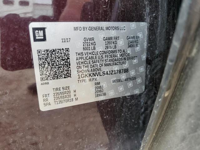 2018 GMC ACADIA ALL 1GKKNVLS4JZ178788