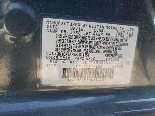 2017 NISSAN VERSA S - 3N1CN7AP9HL811154