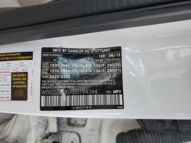 WDCGG8JBXEG194344 Mercedes-Benz Glk 350 4matic
