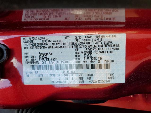 1FADP5BUXFL117950 Ford C-MAX SEL