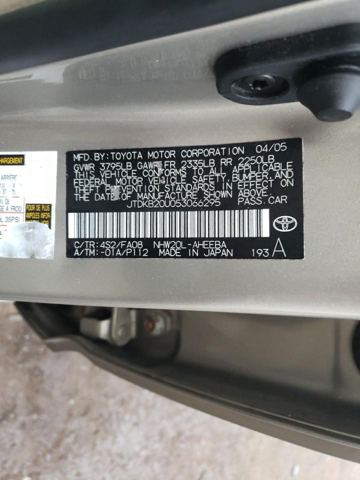 JTDKB20U053066295 2005 Toyota Prius