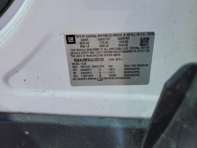 3GKALMEV6JL322125 GMC Terrain Sle