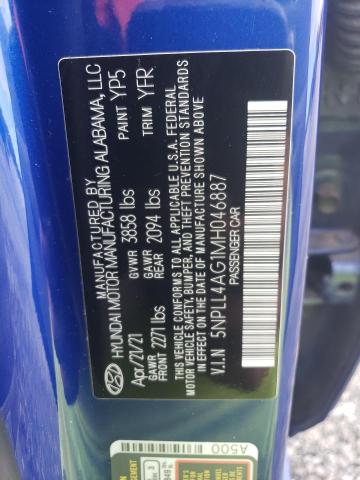 5NPLL4AG1MH046887 Hyundai Elantra SE 10