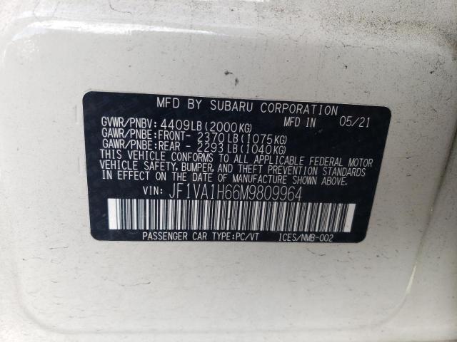 JF1VA1H66M9809964 Subaru Wrx Limited