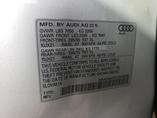 WA1WMAFE7FD018286 2015 AUDI Q7, photo no. 13