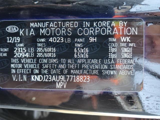 KNDJ23AU9L7718823 KIA SOUL LX