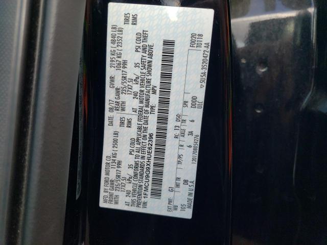1FMCU9G9XHUE62396 Ford ESCAPE SE