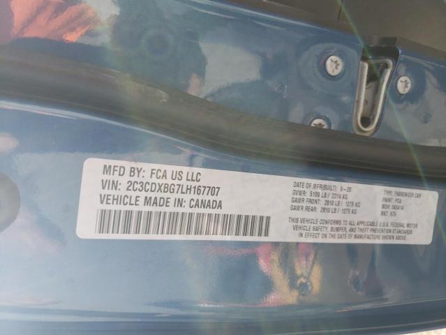 2C3CDXBG7LH167707 Dodge Charger Sxt