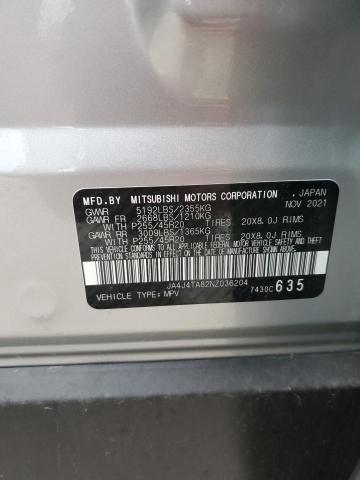 JA4J4TA82NZ036204 Mitsubishi Outlander Es