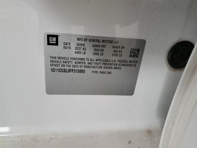 1G11C5SL9FF315880 Chevrolet MALIBU 1LT