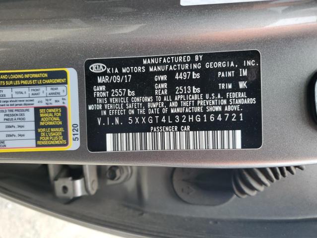 5XXGT4L32HG164721 KIA Optima Lx