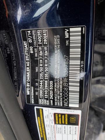 2015 MERCEDES-BENZ GLK 350 4M - WDCGG8JB9FG357857