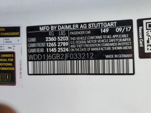 2018 MERCEDES-BENZ E 400 4MAT - WDD1J6GB2JF033212