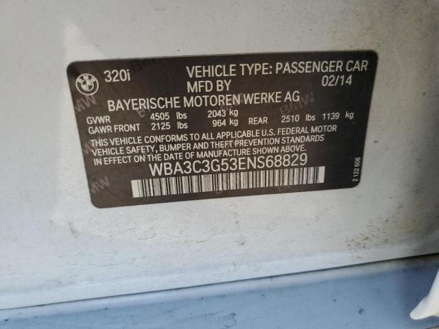 WBA3C3G53ENS68829 BMW 320 I Xdrive