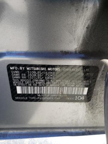 ML32FUFJ6NHF06316 Mitsubishi Mirage G4 Es